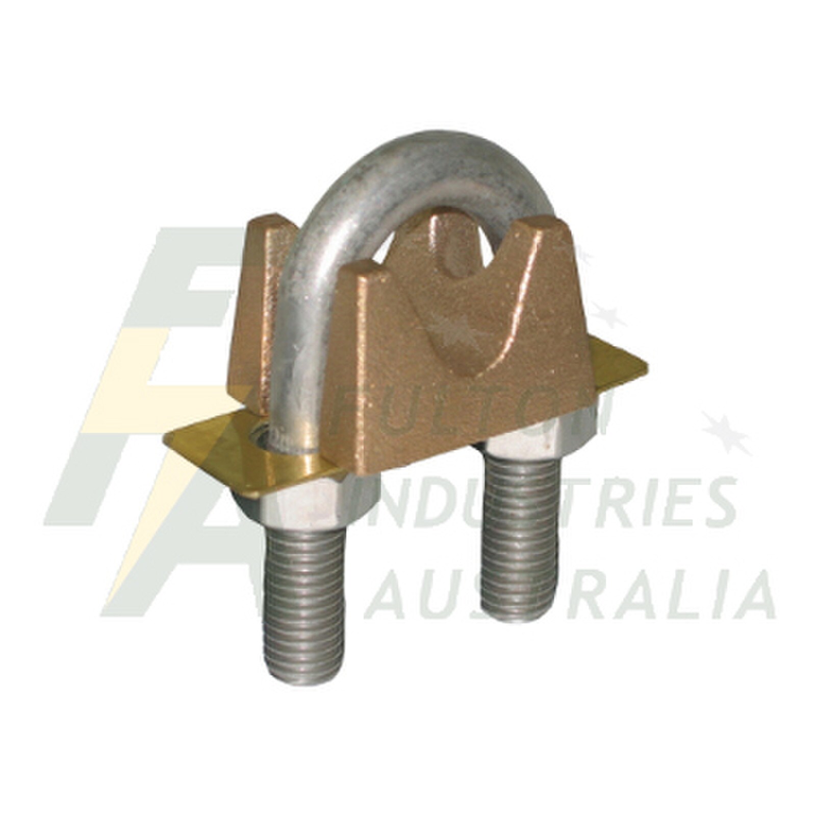 EE438 - Clamp 150-240 sq mm cable to flat bar